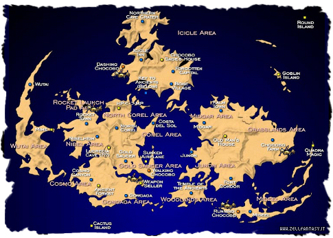final fantasy vii map
